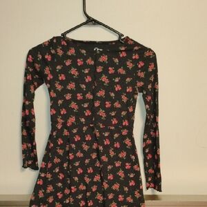 Floral Long Sleeve Dress